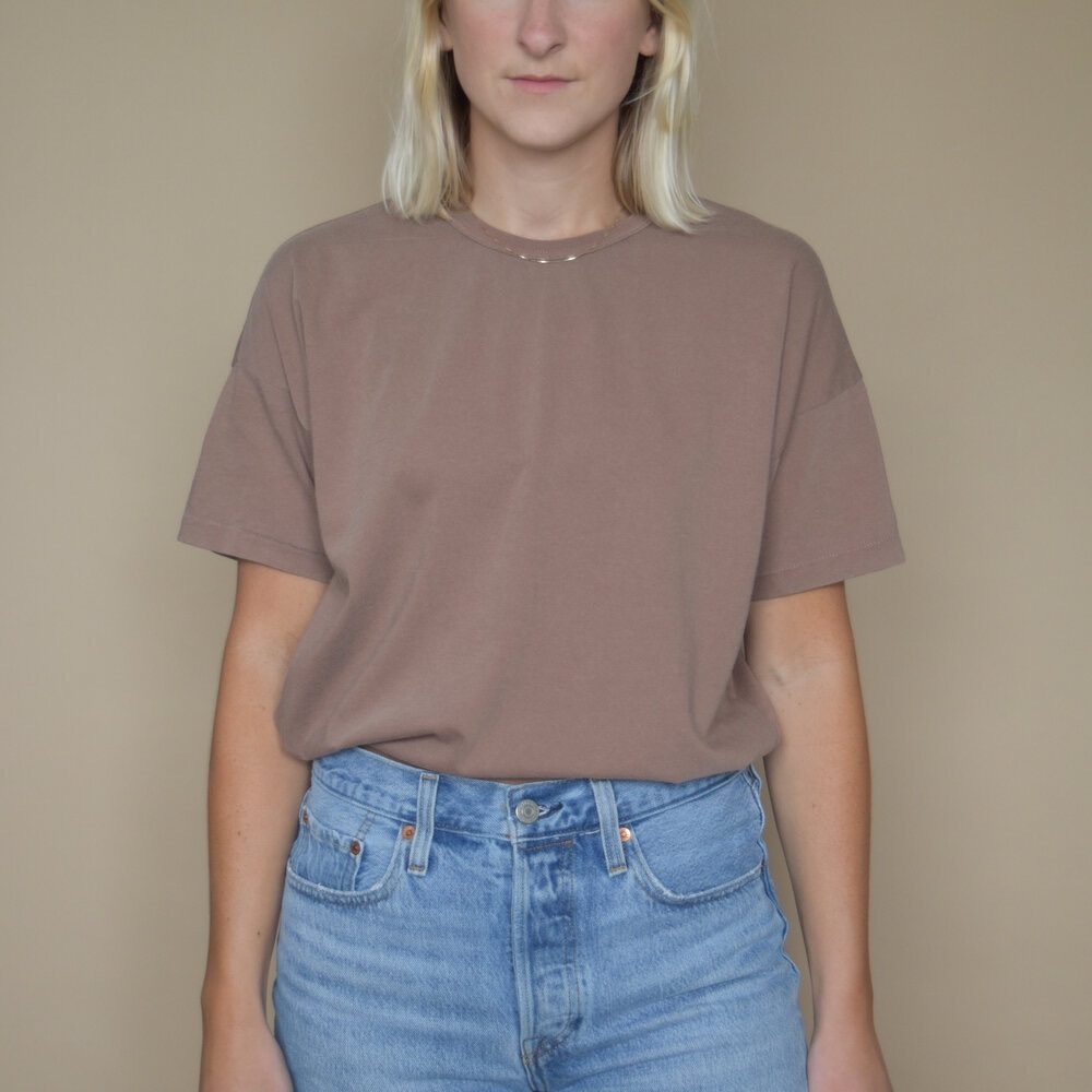 Classic Brown Short Sleeve Women's Tee